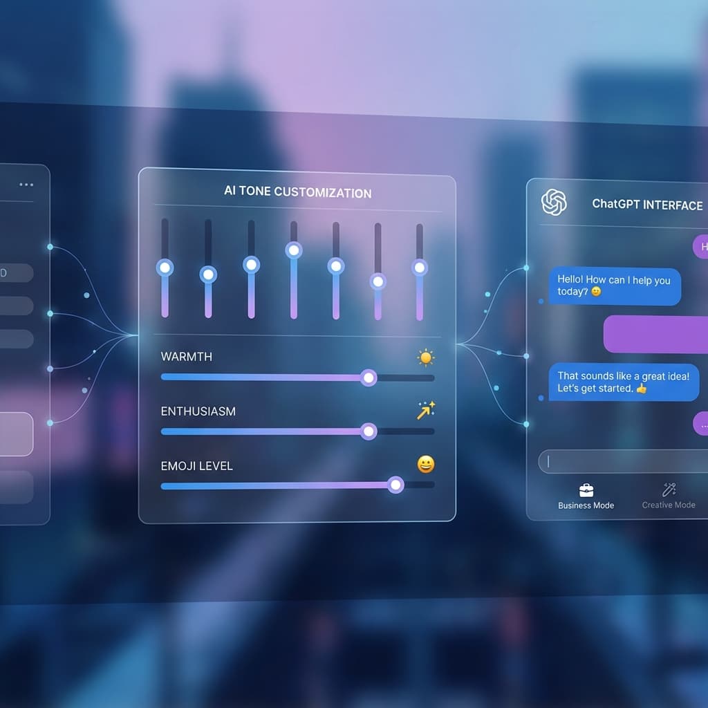 ChatGPT Tone Sliders: персонализация для бизнеса