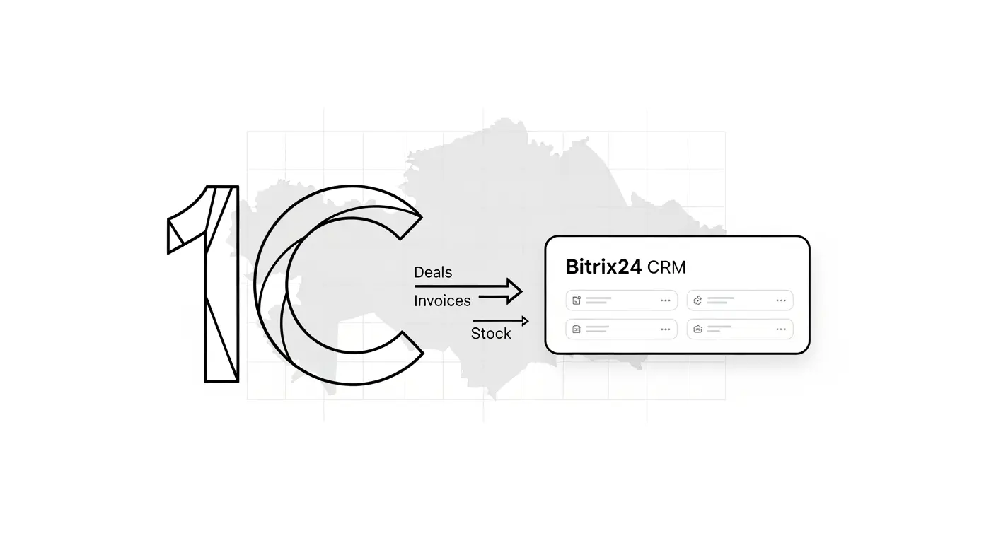 CRM для казахстанского бизнеса — интеграция 1С и Битрикс24